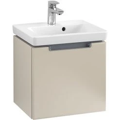 Villeroy and Boch Subway 2.0 Soft Grey 450mm Wall Hung 1-Drawer Vanity Unit