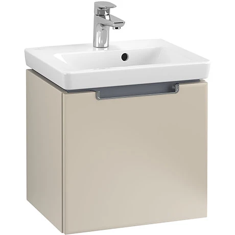 Villeroy and Boch Subway 2.0 Soft Grey 450mm Wall Hung 1-Drawer Vanity Unit 3 Villeroy and Boch Subway 2.0 Soft Grey 450mm Wall Hung 1-Drawer Vanity Unit