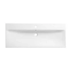 Roper Rhodes Scheme 1000mm Wall Mounted Double Drawer Unit with Ceramic Basin - Gloss Dark Clay -Wall Hung Vanity Units Shop SCH 1000 GDC D2 460