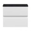 Hudson Reed Urban 600mm Satin White Vanity Unit - Wall Hung 2 Drawer Unit with Black Worktop 2 Hudson Reed Urban 600mm Satin White Vanity Unit - Wall Hung 2 Drawer Unit with Black Worktop -Wall Hung Vanity Units Shop URB104LSB P