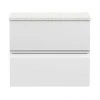 Hudson Reed Urban 600mm Satin White Vanity Unit - Wall Hung 2 Drawer Unit with White Worktop 2 Hudson Reed Urban 600mm Satin White Vanity Unit - Wall Hung 2 Drawer Unit with White Worktop -Wall Hung Vanity Units Shop URB104LSW P
