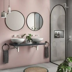 Venice Floating Basin Shelf (Gloss Grey - 1000mm Wide) 5 Venice Floating Basin Shelf (Gloss Grey - 1000mm Wide) -Wall Hung Vanity Units Shop V10GGSLF d1 460