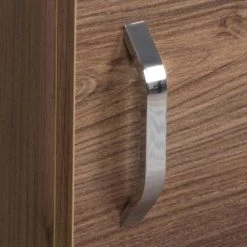 Valencia Perla Wall Hung Cloakroom Vanity (Dark Oak Effect - 450mm Wide) 9 Valencia Perla Wall Hung Cloakroom Vanity (Dark Oak Effect - 450mm Wide) -Wall Hung Vanity Units Shop VPWHDO45 d3 460