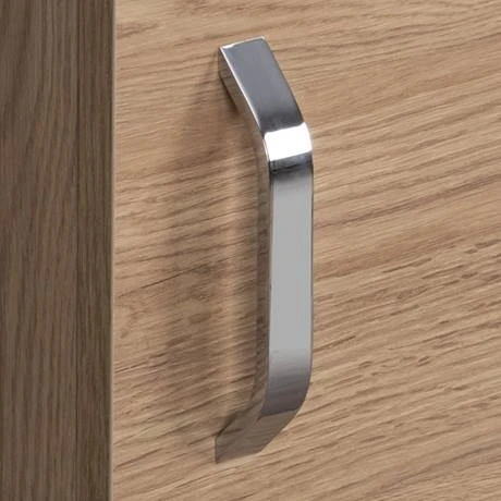 Valencia Perla Wall Hung Cloakroom Vanity (Light Oak Effect - 450mm Wide) 5 Valencia Perla Wall Hung Cloakroom Vanity (Light Oak Effect - 450mm Wide) - Image 3