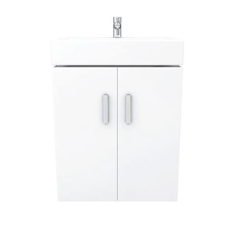 Nova Wall Mounted Vanity - 450mm Gloss White 4 Nova Wall Mounted Vanity - 450mm Gloss White - Image 3