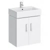 Nova Wall Mounted Vanity - 450mm Gloss White -Wall Hung Vanity Units Shop VTWW450 la 670